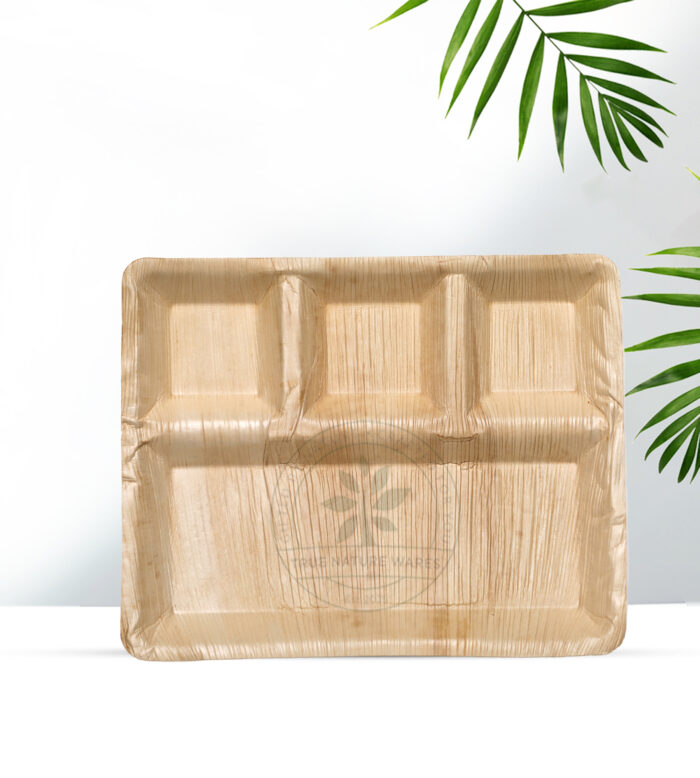 9" Rectangle Plate 4 Partition