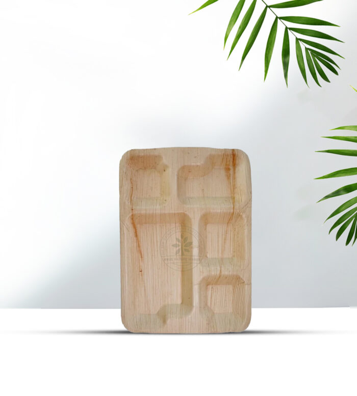 9" Rectangle Plate 5 Partition