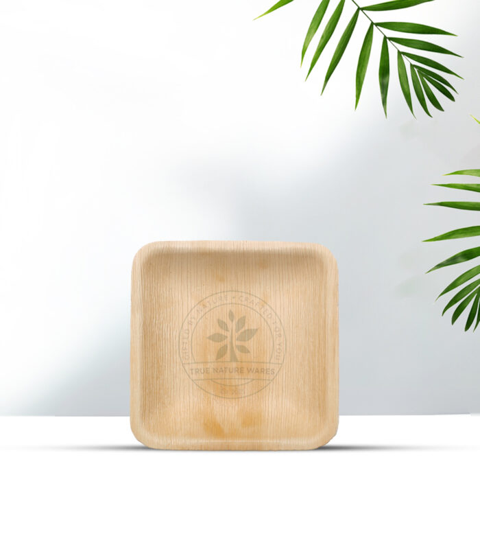 6" Square Plate Curved