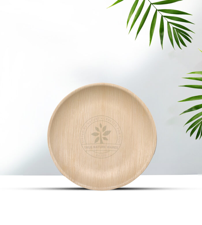 9" Round Plate Curved