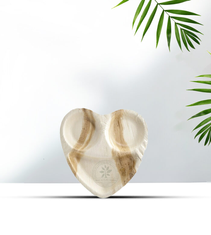 9" Heart Plate 3 Partition