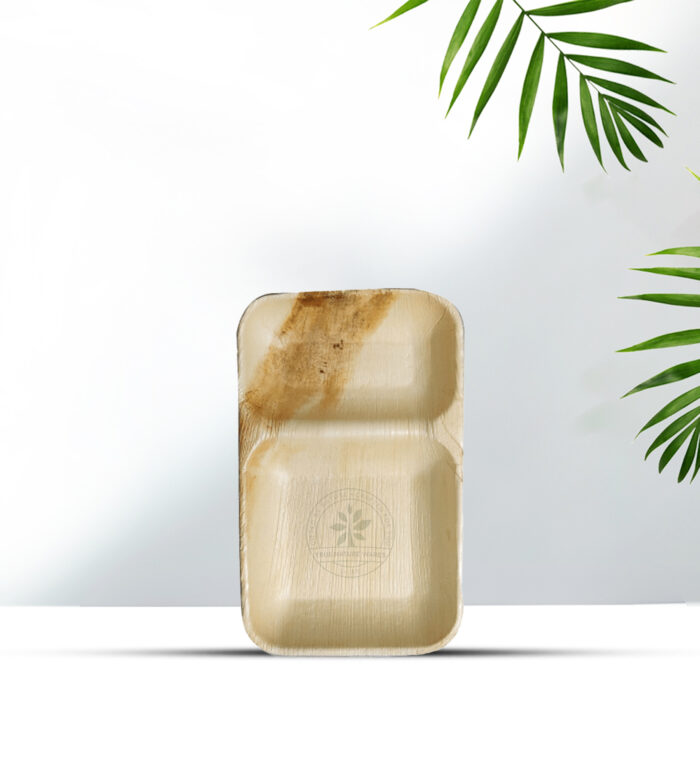 9" Rectangle Plate 2 Partition