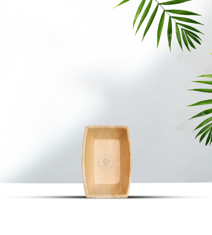 5" Rectangle Snack Tray 200 ml